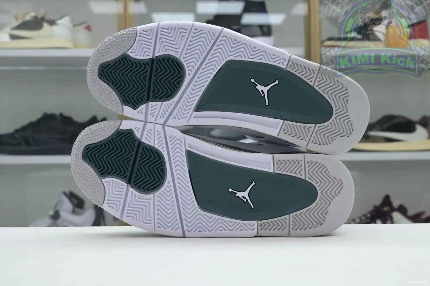 4 Oxidized Green Air Jordan Kimikick 0516
